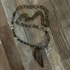 Beaded Arrowhead Necklace
